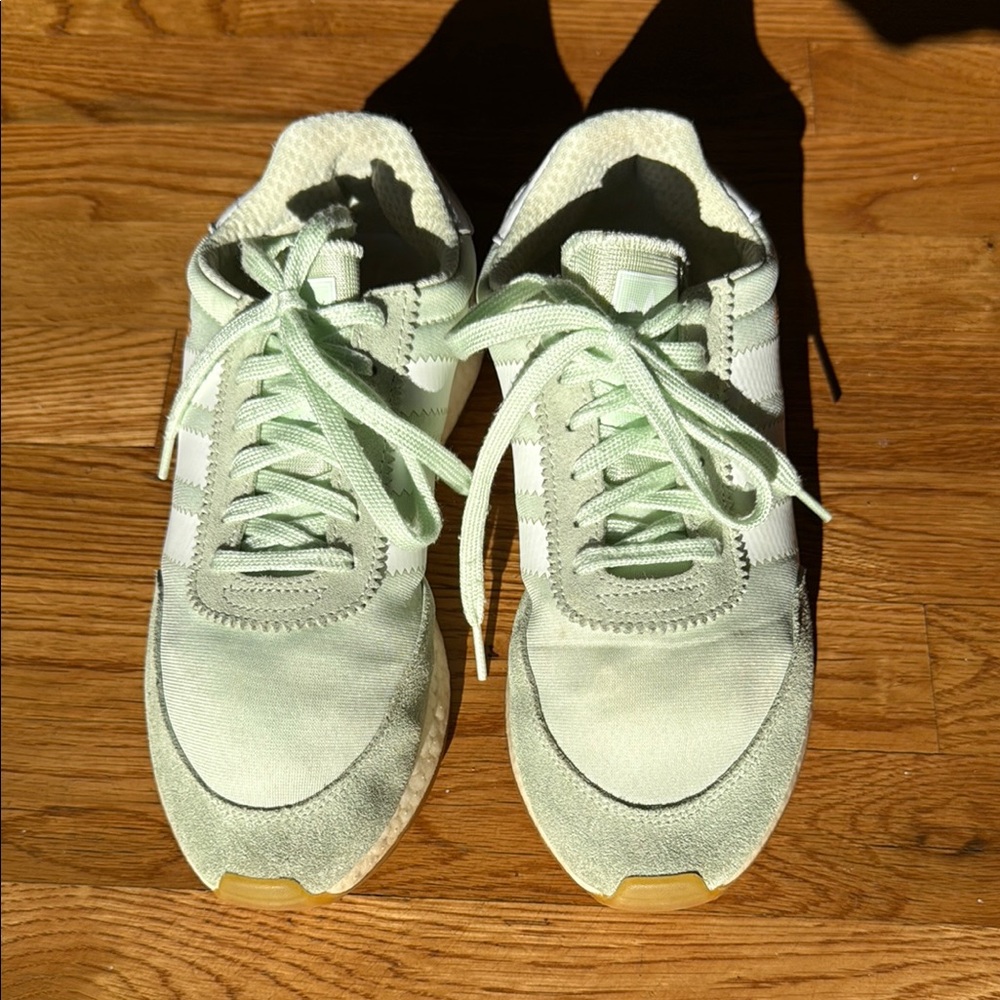Adidas Women's Mint Green Sneakers - Picture 3 of 6